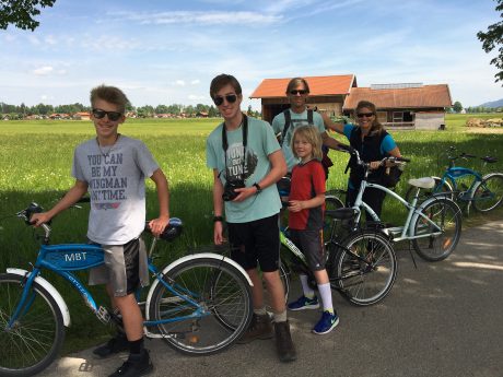 We LOVED riding bikes in the Bavarian countryside!