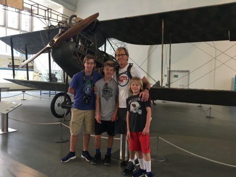 My guys, in front of Wright Model A "Standard" Biplane, 1909. The Wright brothers designed & built the worlds first mass produced aeroplane. It was a result of systematic improvements made on their first successful powered arrow plane the "Flyer."