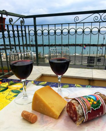 The wine, cheese and salami in Italy is to die for. Total bliss for me. :)
