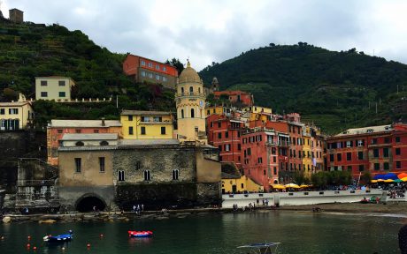 Beautiful Vernazza from its pier.