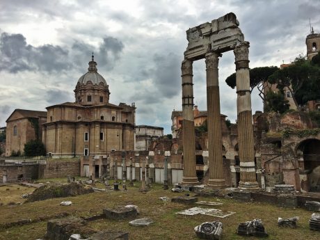 Remnants of the Roman Forum.