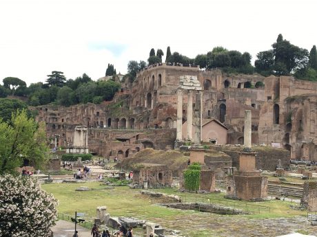 Remnants of the Roman Forum.