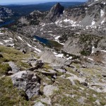 This shows the terrain of our ascent.
