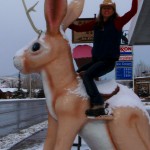 Stopping in Dubois, WY, to ride the infamous Jackalope.