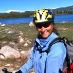 Biking to Frye Lake, in Wind River Range