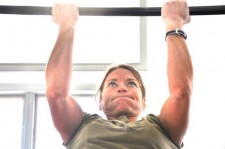 Me, trying to muster enough gumption to do one more pull up. (MeiRatz.com photo)