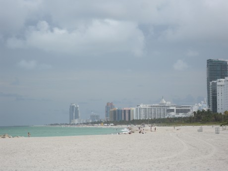 View of South Beach from hotel's beach.