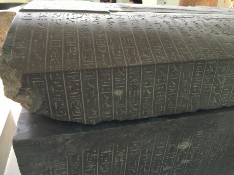 A sarcophagus is a box-like funeral receptacle for a corpse, most commonly carved in stone, and displayed above ground, though it may also be buried.