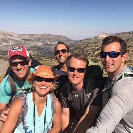 Group selfie at Buck Mountain Pass.