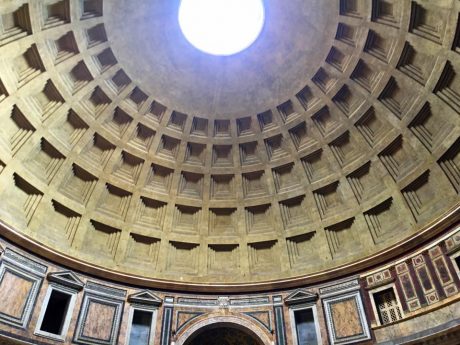The Pantheon's Dome, which is 2,000 years old, remains the largest unreinforced concrete dome in the world.