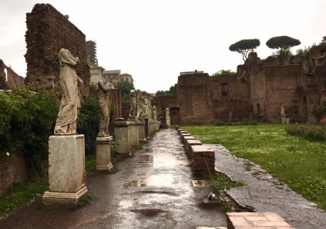 Roman Forum remnants. This is former site for the Vestal Virgins.