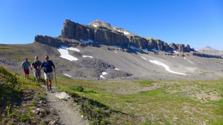 Heading into Alaska Basin.