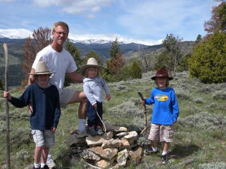 My husband, Jerry, with our three young sons, Wolf, Fin and Hayden, ages 9, 2 and 7. We lead an active, outdoorsy life. I'd like to keep it that way.