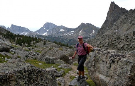 Me, on start of Jackass Pass, along the Continental Divide.