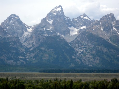 The majestic Grand Teton stands 13,770' tall and there's no easy way to its top.
