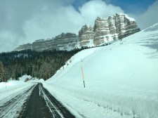 Beautiful scenery on Togwotee Pass, along the Continental Divide, on my way to Jackson Hole.