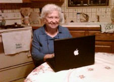 My Grandma Sniffin is on Facebook. She's 85.