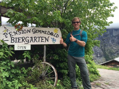 Jerry, two thumbs up for the biergarten that was not a mirage, but a reality!