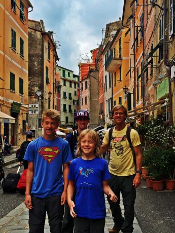 My guys, in Vernazza.