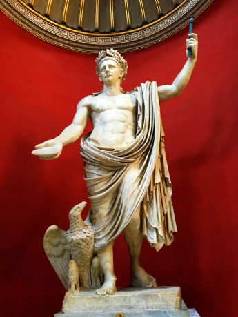 Emperor Claudius. (The eagle signifies power)
