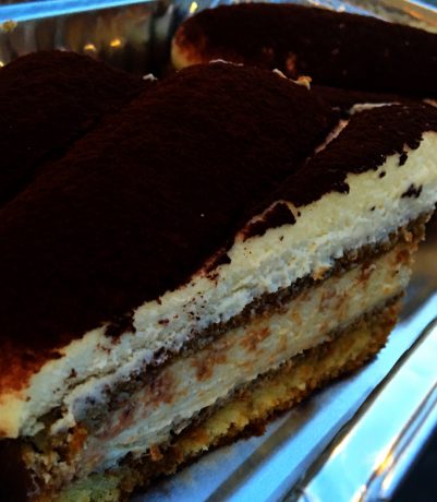 A perfect ending to a perfect day - Tiramisu!