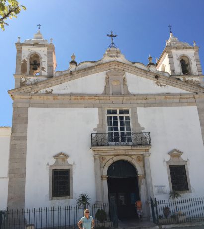 A beautiful church in Lagos, Portugal, the Ingreja Santa Maria.