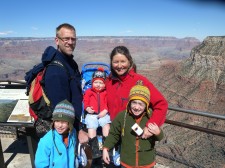 At Trailview Overlook during our train layover.