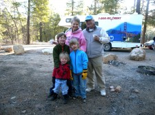 Our boys w/Mommom & Poppop at Grand Canyon.