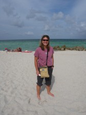 Hanging out on Miami Beach, about 5 hours after leaving the frontier of Wyoming via air travel.