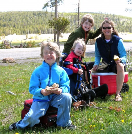 Stopping for a picnic on a recent Yellowstone trip.