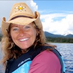 Paddling on Frye Lake near my hometown of Lander, WY, recently.