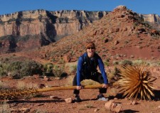 Doing lifts on my Grand Canyon vacation, April 2009.